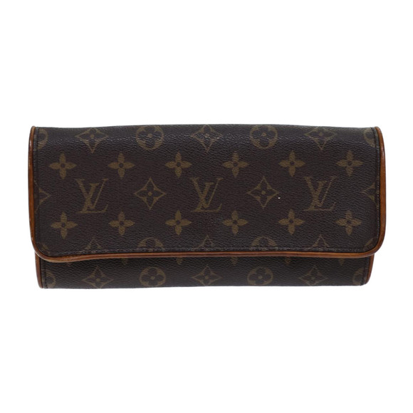 LOUIS VUITTON Monogram Pochette Twin GM Shoulder Bag M51852 LV Auth 70699 - Picture 13 of 16